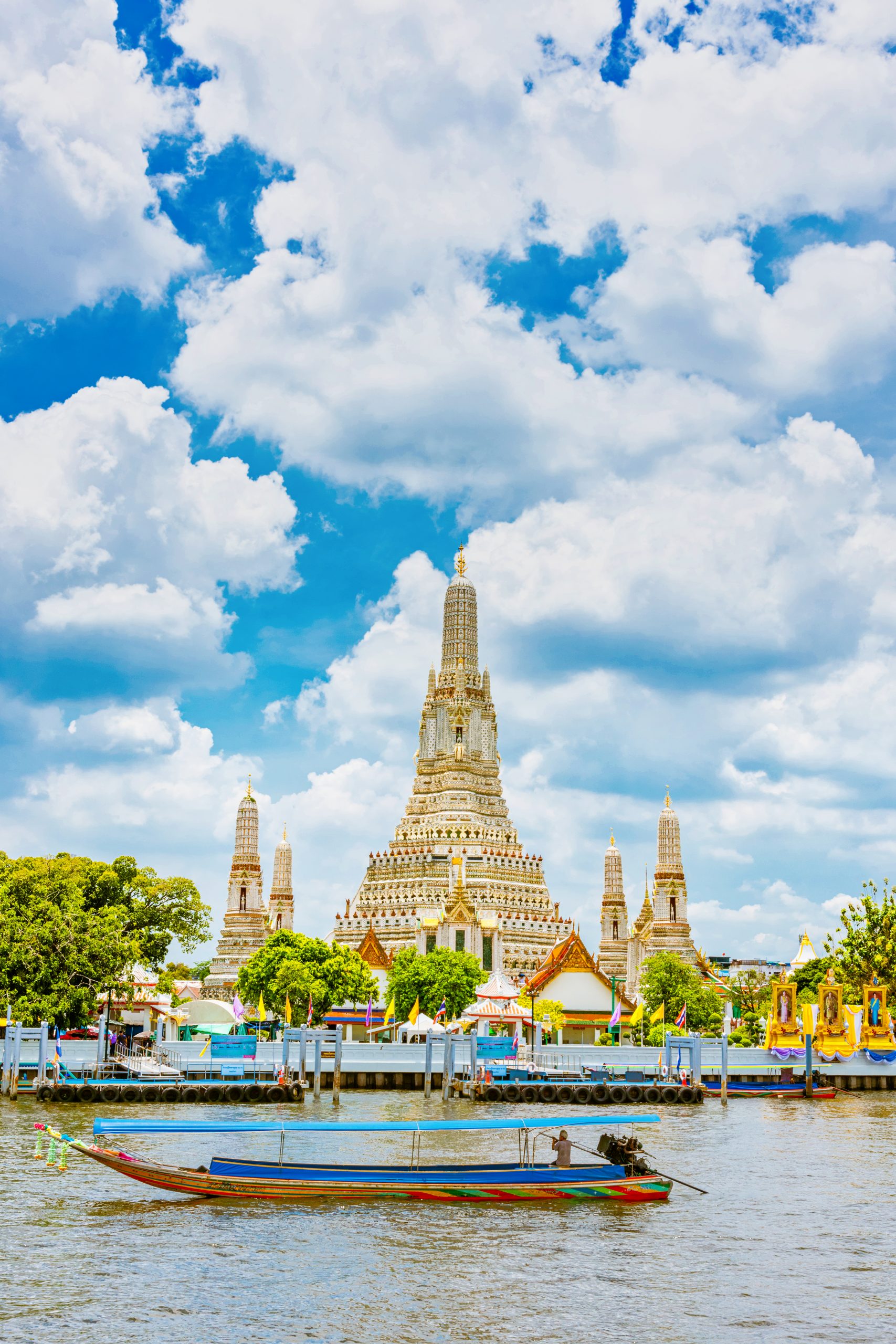 Wat Arun depuis le Chao Phraya.